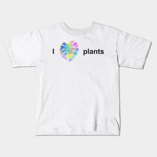 I Heart Plants Kids T-Shirt